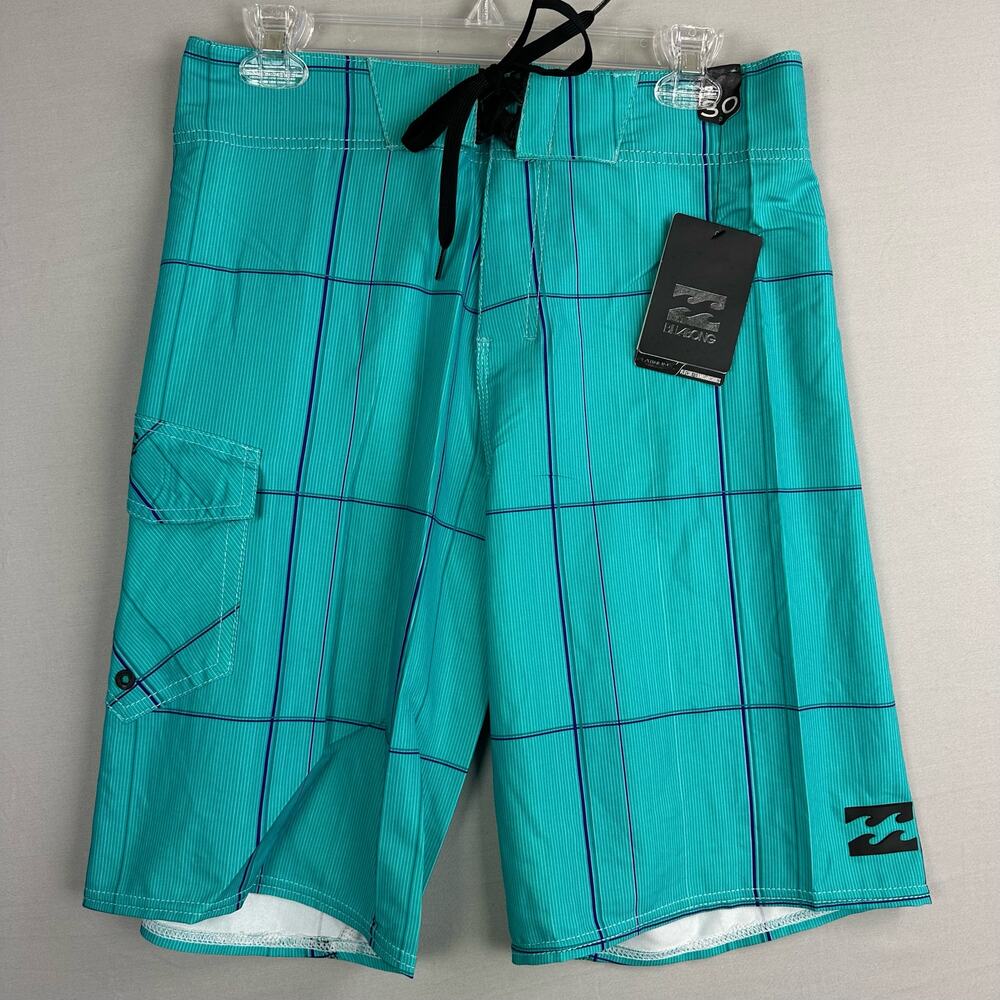 Billabong Men’s R U Serious Board Shorts Size 30 Plaid